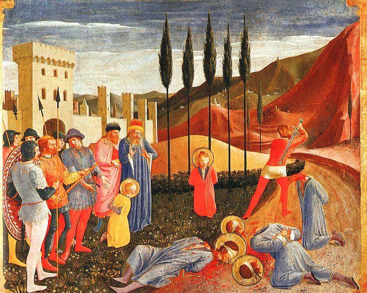 Fra Angelico Decapitation of Saints Cosmas and Damian